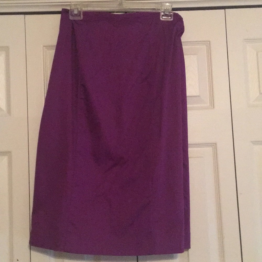 Purple Pencil Skirt